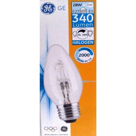 General Electric 1301065 E27 28W (35W) halogen bulb - 2800K