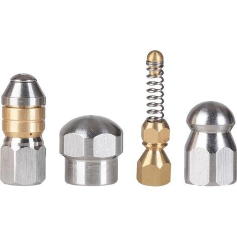 Embouts de Buse de Nettoyeur Haute Pression Réglables, Buse Nettoyeur Haute Pression, Motif Variable, Prise de Connexion Rapide 1/4", 3000 PSI, M14 x 1,5 (1/4)