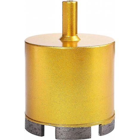 BEBUSINGOTO Scie cloche diamantée pour verre, céramique, marbre, granit, ardoise, porcelaine, marbre (diamètre 65 mm) (1/5)