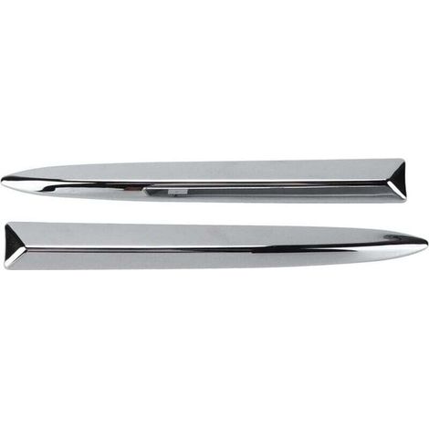 Bande de Moulure de Garniture Chrome Suprieure de Pare-chocs Avant, 735455041 de Remplacement pour FIAT 500 2007 2015