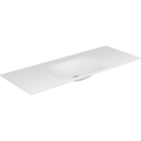 Lavabo Varicor EDITION 11 PLANNING sans trou pour robinet 2100 mm blanc arctique satiné KEUCO