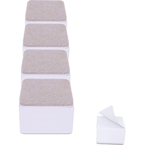 ensemble De 4 Furniture Riser Meubles Ajoutent Une Hauteur De 2 Pouce,  Acier Solide Supportent 10000 Livres, Rehausseur De Table, Chaise Ou Rehau (1/5)