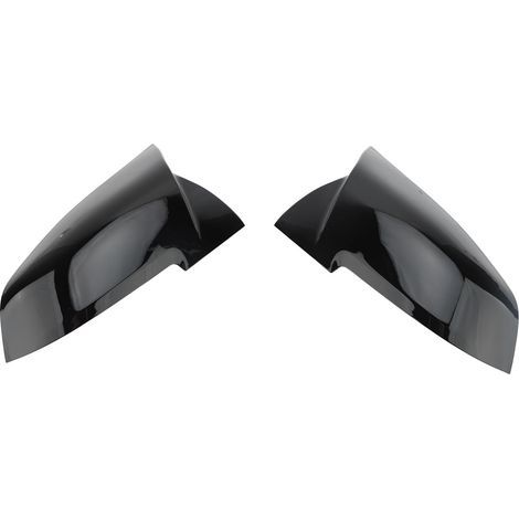 Replacement ABS mirror cover, stylish design, easy installation, scratch-resistant exterior accessories for 1 2 3 4 Series X1 F20 F22 F23 F30 F31 F32 F33, gloss black (1/5)
