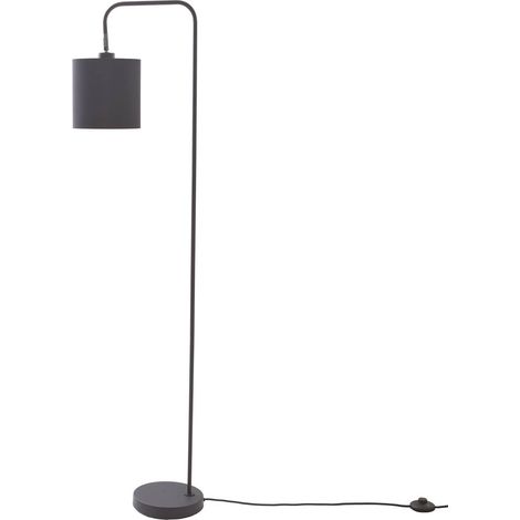 Lindby Lámpara de pie 'Hinay' en Negro Metal