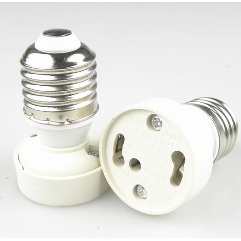 Adaptateur E27/E26 vers GU24 à deux broches, culot de lampe pour test de vieillissement, bande ignifuge CE (1/3)