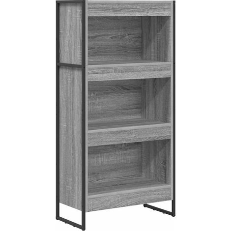 Maison Exclusive - Bücherregal Graues Sonoma 60 x 30 x 121 cm Hol