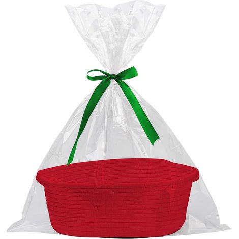 Panier En Corde De Coton,Panier Vide En Corde De Coton Pour Rangement De Jouets - Organisateur Portable Multifonction pour Cuisine Salle de Bain Chambre Thanksgiving Commodes (1/5)