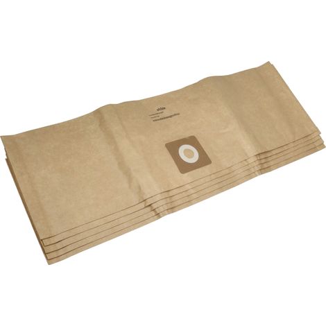 vhbw 5x sacchetti compatibile con Bosch AdvancedVac 20 aspirapolvere - in carta, 85,4cm x 26.9cm, marrone