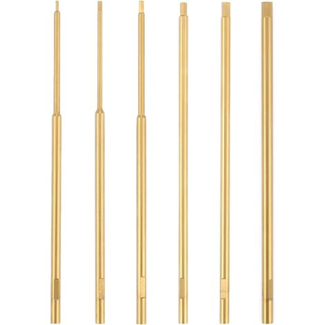 Lot de 7 tournevis hexagonaux en métal pour voiture, hélicoptère, accessoires FPV (1/5)