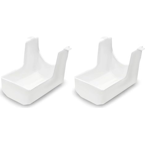 Couvercle de lampe de hotte en plastique résistant aux hautes températures (2) Plastique résistant à la chaleur, résiste aux températures de cuisson, usage quotidien, finition blanche, longue durée (1/5)