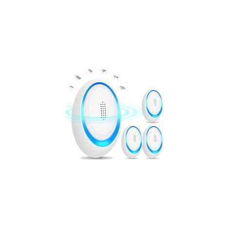 FLITI Ersandy Ultrasonic Pest Repellent 20-55 kHz 120m² Pack of 4 (1/5)