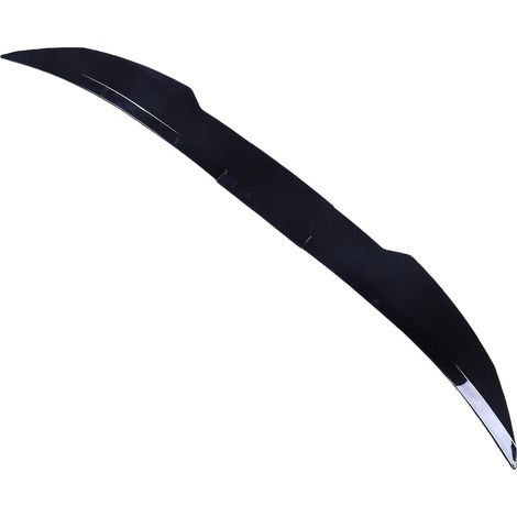 Becquet de coffre arrière pour voiture (117-128 cm, réglable, ABS, forte adhérence),Noir brillant et noir (1/5)
