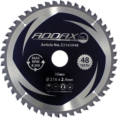 TIMCO 0° Mitre Saw Blade - 216 x 30 x 48T