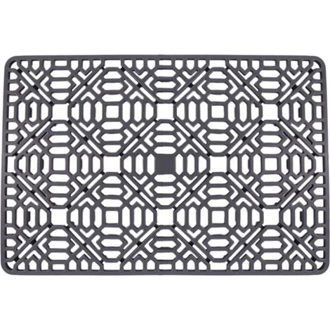 Tapis D Évier Protecteur Cuisine Acier Inoxydable Porcelaine Silicone Antidérapant Résistant Chaleur (1/4)