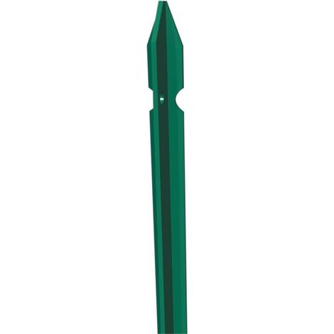 Paletto verde 250cm in ferro plastificato a t per recinzione (1/3)