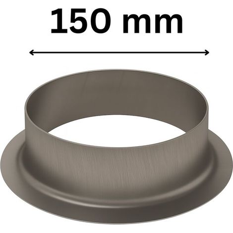 bride de raccordement 150 mm métal système de ventilation raccord de conduit raccord (1/5)