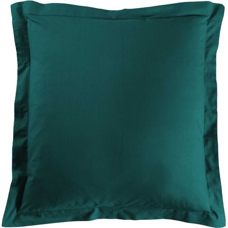 Taie d'oreiller Lina 57fils coton - 63x63 - Vert