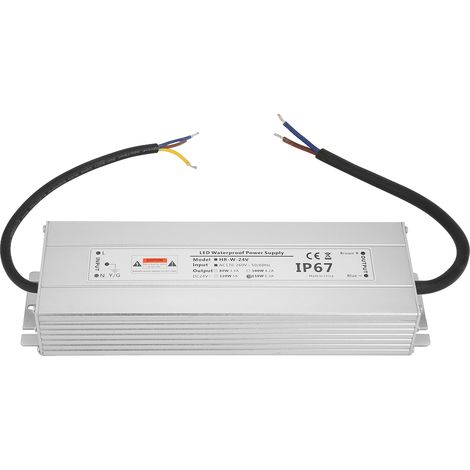 Alimentation LED 24V 150W 6.25A IP67 Étanche Transformateur pour Bandeau Lumineux (1/5)