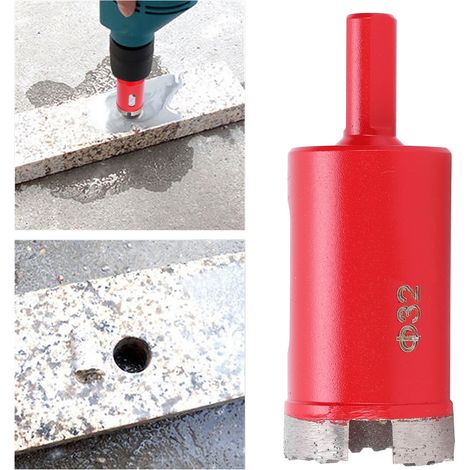 Foret à dents ondulées Φ32/Φ35 mm pour carrelage céramique et marbre, foret diamanté d32 (1/5)