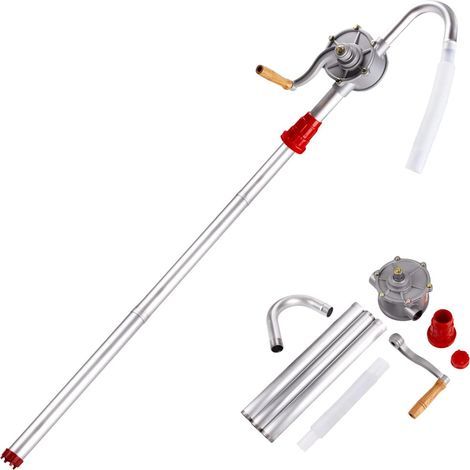 Pompe à Manivelle Pompe a fût Pompe à Huile Manuelle Pompe à Huile en Alliage dAluminium 29 L/Min,pour Le Transfert de Liquides Essence Diesel Kérosène, Moteur, Hydraulique (1/5)