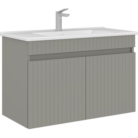 Mobile lavabo "Tivoli 85" - 85 x 45 x 57 cm - Cashmere opaco (1/4)