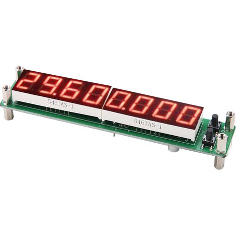 Compteur de fréquence RF 0.1-1000MHz Module Cymomètre à LED PLJ8LEDH avec affichage rétroéclairé rouge (1/5)