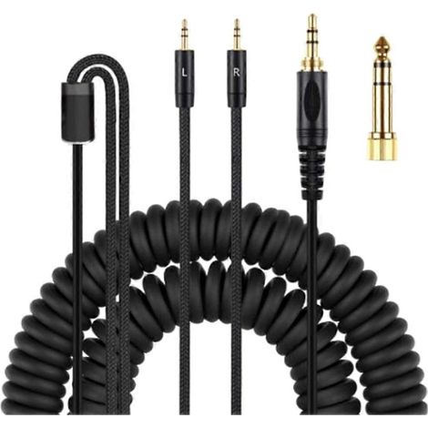 Câble audio pour casque HiFi compatible avec les modèles Denon AH-D7100, 7200, D600 et D9200. (1/5)