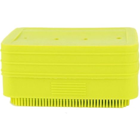Bardusch-Porte-savon en silicone Porte-savon multifonctionnel avec poils doux (1/4)