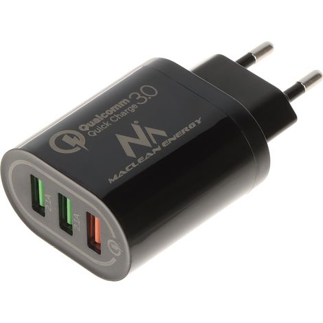 Caricabatterie da parete USB MACLEAN ENERGY MCE-479B