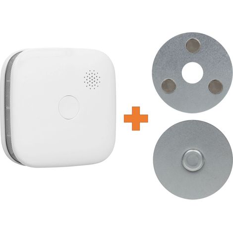 Smartwares WiFi-Rauchmelder weiß, 85 dB, FSM-12601 mit Magnethalterung Rauchmelder (1/3)