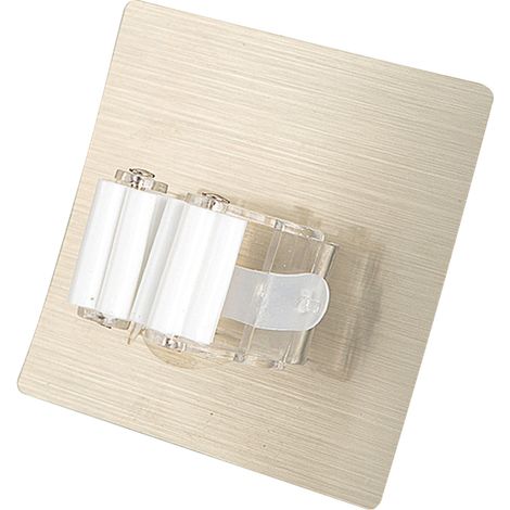 Support de balai cuisine pour jardin, salle de bain, garage, auto-adhésif (1/5)