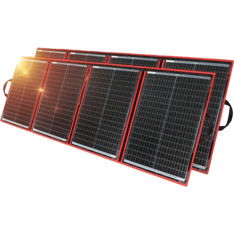 Panneau Solaire, Portable, Haute Efficacité, Kit de panneau de 390W (1/2)