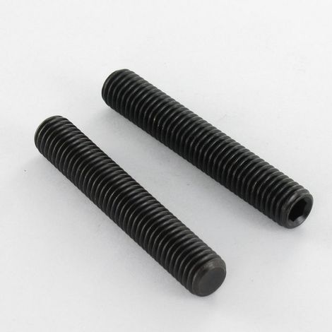 Vis métaux Sans tête six pans creux (sthc) Clé de 5 HC5 M10X55 Bout plat Acier brut-10 pièces