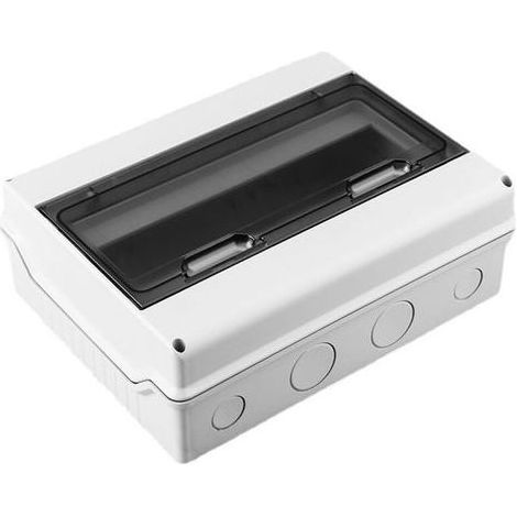 Coffret Électrique Étanche IP65 12 Modules pour Disjoncteurs – Boîtier de Contrôle et de Jonction Extérieur (1/5)