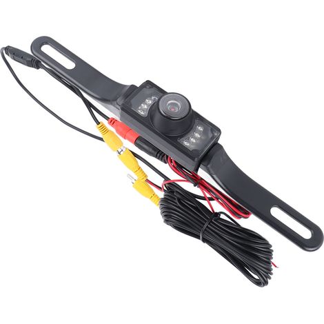 Langes Kennzeichen mit HD-Rückfahrkamera, Nachtsicht, 8 Infrarot-LEDs, wasserdicht, Autokamera für die Rückseite des Fahrzeugs (1/5)