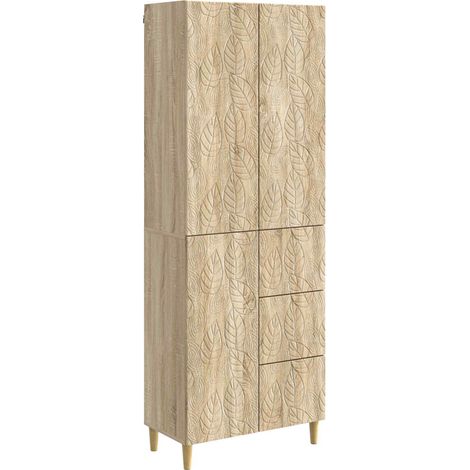 2 pcs Roble Sonoma vidaXL