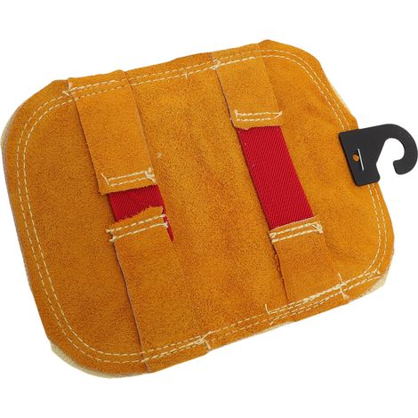 Gants de soudage à double couche en cuir aluminisé, résistants aux hautes températures, protection thermique pour la découpe et la fusion. (1/5)