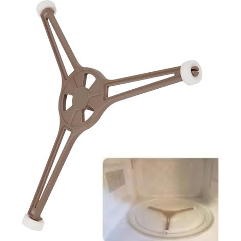 Plateau en Forme de Triangle,Anneau Plateau Tournant Four à Micro-Ondes,Verre Plateau Micro Onde,Support Plateau Micro Onde,pour Plaque de Verre Plate de 24,5 cm (1/5)