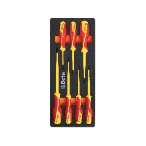 Beta M222 Termoformato morbido con utensili isolati 7 Pz.