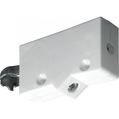 Hettich – Lot de 2 suspensions pour meuble haut en PVC brut – Longueur 62 mm – Pour armoires et rangements – Fixation robuste et durable