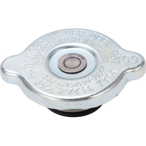 Bouchon de réservoir de carburant diesel en alliage d'aluminium, étanchéité optimale, protection du radiateur moteur pour pelle chargeuse, argenté taille moyenne (1/5)