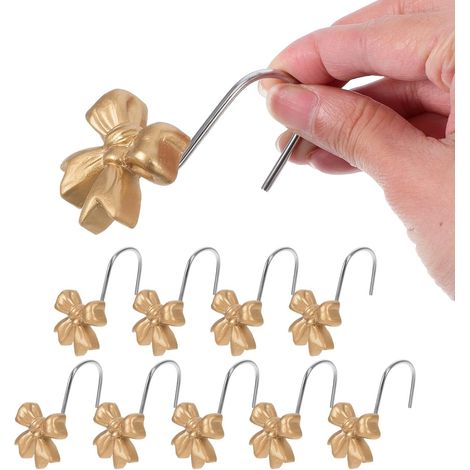 einfach zu montierende Haken für 10 goldene Harz