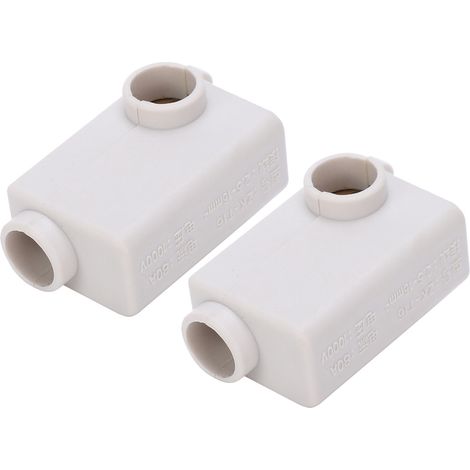 Boîte de jonction électrique T ZK-T16, 2 pièces, connecteur de câble à fil, raccordement rapide, boîtier de dérivation étanche pour câblage domestique (1/5)
