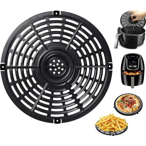 Reusable Airfryer Mat, Airfryer Pan, Replacement Airfryer Grid with Non-Stick Coating (1/4)