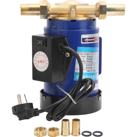 Pompe de surpression automatique silencieuse 15WG-15-240, eau froide et chaude, prise AU, AC220V, moteur discret pour maison (1/5)
