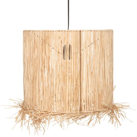 Suspension Luminaire « Hacienda » en Rafia, 38 cm - Créateur d'Intérieur Atmosphera (1/4)