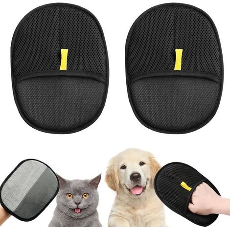 Gant anti-poils d'animaux, gant magnétique pour poils, gants magnétiques pour chats et chiens, gant d'épilation, anti-poils d'animaux, double face (1/5)