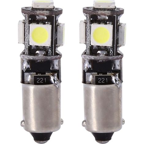 Ampoules de carte, ampoules de voiture blanches 2 pièces pour automobile. (1/5)