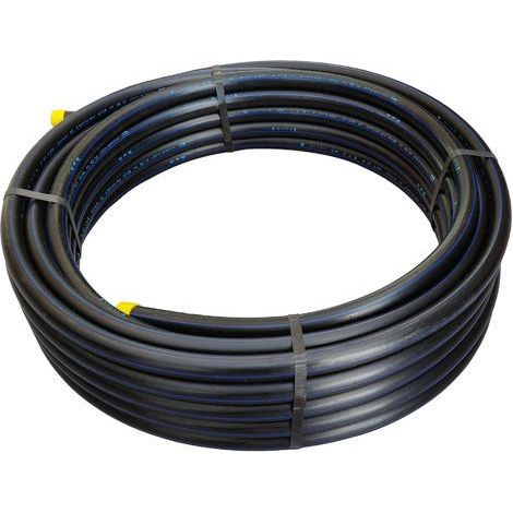 Tube polyéthylène NF Ø25 mm – Longueur 10 m – Pression PN 16 – Distribution d'eau potable conforme EN 12201/NF