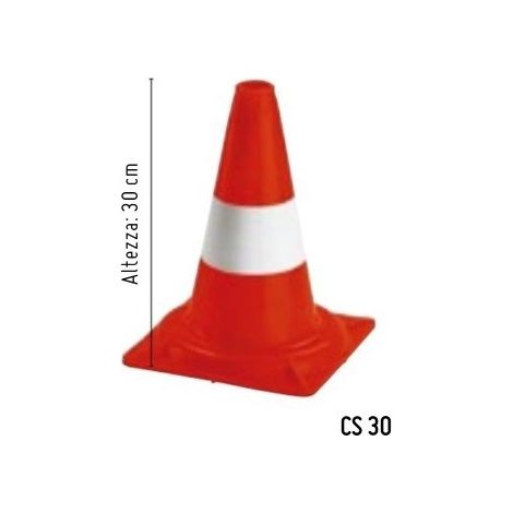 BARBERO CONO SEGNALETICO ALTEZZA 30 CM BIRILLO CS 30 (1/2)